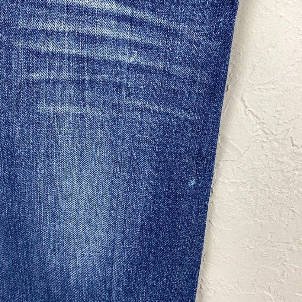 Miss Me Cross Wings JP5142 Embellished Distressed Thick Stitch Boot Cut Jeans 27 - Picture 8 of 12